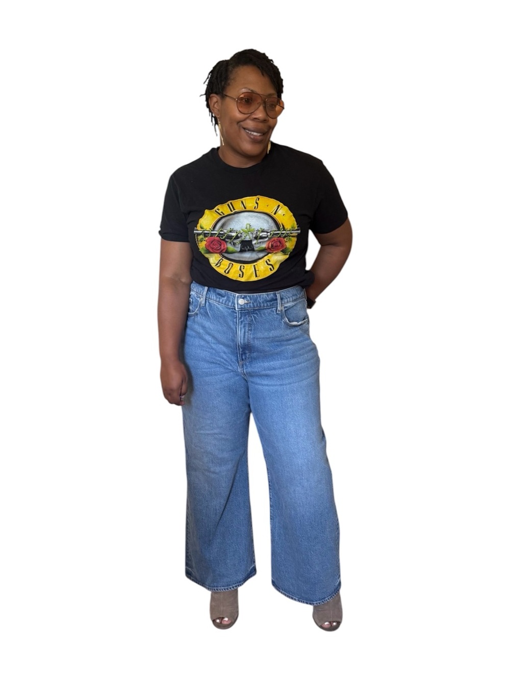 LOFT Jeans High Rise Wide Leg